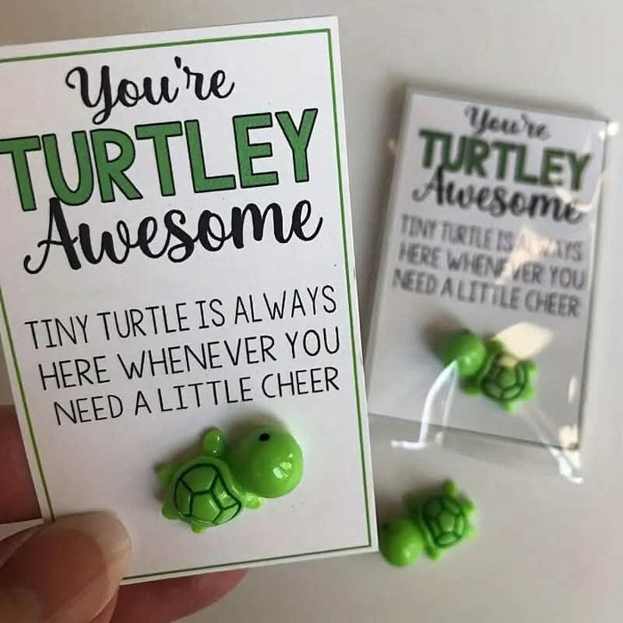 2-Pack: Green Tiny Turtle Good Luck Charm by DailySale