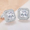 2-Pack: Halo Stud Earrings with Swarovski Elements by DailySale