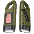 2-Pack: Hand Crank Solar Powered Flashlight by DailySale