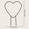 2-Pack: Heart-Shaped Plant Support Stake by DailySale