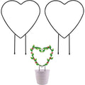 2-Pack: Heart-Shaped Plant Support Stake by DailySale