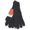 2-Pack: Heat Lockers Mens Black Thermal Gloves with Insulation Lining by DailySale