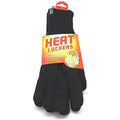 2-Pack: Heat Lockers Mens Black Thermal Gloves with Insulation Lining by DailySale