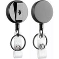 2-Pack: Heavy Duty Retractable Badge Holder Reel by DailySale