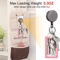 2-Pack: Heavy Duty Retractable Badge Holder Reel by DailySale