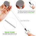 2-Pack: Heavy Duty Retractable Badge Holder Reel by DailySale