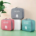 2-Pack: Household Medical Storage Bag with Outdoor Camping First Aid Kit Pill Case by DailySale