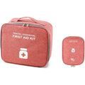 2-Pack: Household Medical Storage Bag with Outdoor Camping First Aid Kit Pill Case by DailySale