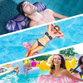 2-Pack: Inflatable Water Hammock Aqua Loungers for Swimming Pool or Beach by DailySale