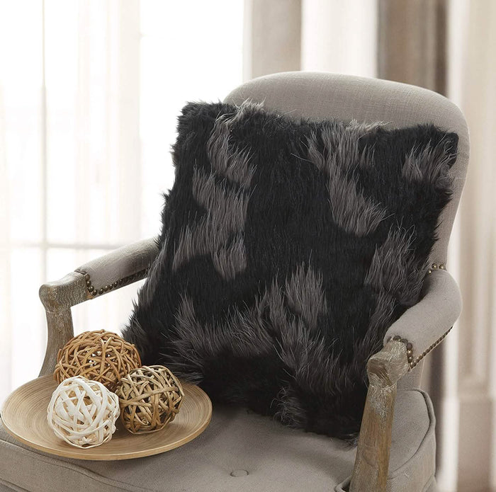 2-Pack: Kensie Faux Fur Decorative Pillow Covers by DailySale
