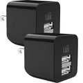 2-Pack: LAX Dual USB 2.4A Wall Charger - Ultra Compact by DailySale