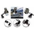 2-Pack: LAX Extendable Car Mount Holder for Cellphone with Adjustable Clamp by DailySale