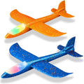 2-Pack: LED 17.5" Light Throwing Foam Airplane by DailySale