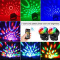 2-Pack: LED Disco Light Sound Activated Party Lights with Remote Control Dj Lighting by DailySale