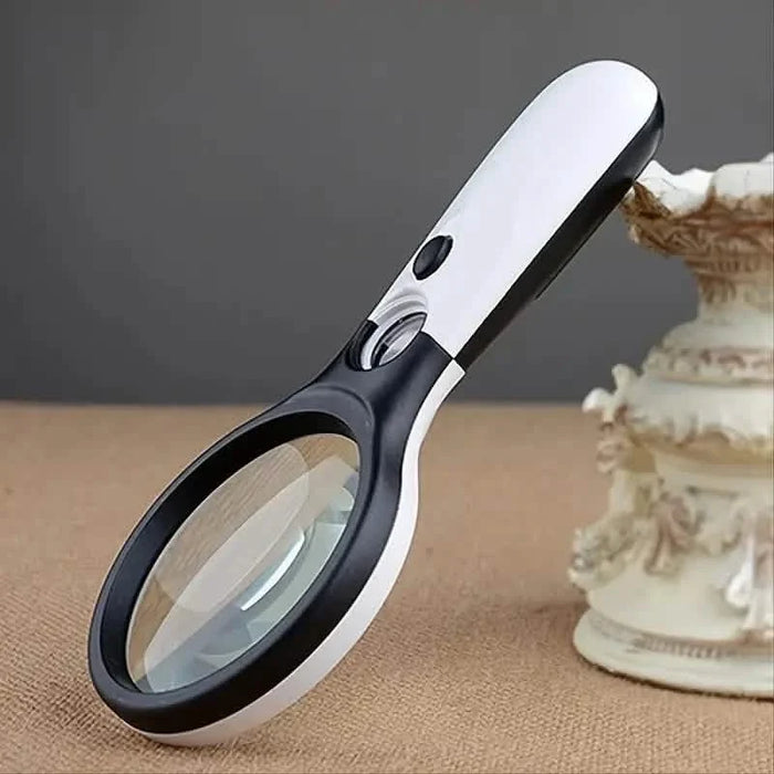 2-Pack: LED Light 45x Magnifying Glass Lens Mini Pocket Handheld Microscope by DailySale