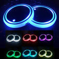 2-Pack: LED Light-Up Car Cup Coasters by DailySale
