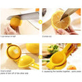 2-Pack: Lemon & Lime Citrus Juicer Squeezer by DailySale