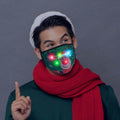 2-Pack: Light Up LED Holiday Face Masks by DailySale