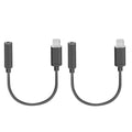 2-Pack: Lightning to Headphone Jack Adapter by DailySale