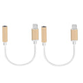 2-Pack: Lightning to Headphone Jack Adapter by DailySale