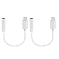 2-Pack: Lightning to Headphone Jack Adapter by DailySale