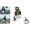2-Pack: Long Clamp Car Mount Phone Holder for Dashboard and Windshield by DailySale
