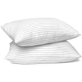 2-Pack: Lux Decor Collection Cotton Stripe Pillow Plush Bed Pillows Set by DailySale