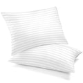 2-Pack: Lux Decor Collection Cotton Stripe Pillow Plush Bed Pillows Set by DailySale