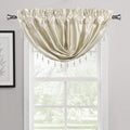 2-Pack: Luxury Waterfall Austrian Beads Trimmed Window Valances by DailySale