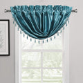 2-Pack: Luxury Waterfall Austrian Beads Trimmed Window Valances by DailySale