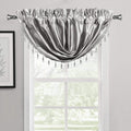 2-Pack: Luxury Waterfall Austrian Beads Trimmed Window Valances by DailySale