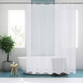 2-Pack: Magnetic Mildew Resistant Solid Vinyl Shower Curtain Liners by DailySale