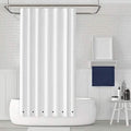 2-Pack: Magnetic Mildew Resistant Solid Vinyl Shower Curtain Liners by DailySale