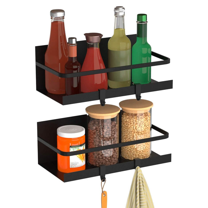 2-Pack: Magnetic Spice Holder Rack Organizer by DailySale