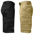 2-Pack: Men's 13” Fitted Belted 7-Pocket Cargo Shorts by DailySale