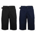 2-Pack: Men's Cotton Chino Shorts with Belt by DailySale