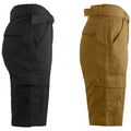 2-Pack: Men's Cotton Classic Cargo Shorts With Belt by DailySale