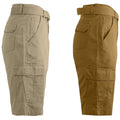 2-Pack: Men's Cotton Classic Cargo Shorts With Belt by DailySale