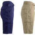 2-Pack: Men's Cotton Classic Cargo Shorts With Belt by DailySale