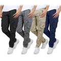 2-Pack: Men's Cotton Flex Stretch Cargo Pants by DailySale