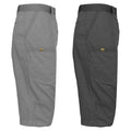 2-Pack: Men's Tech Extended Size Cotton Cargo Utility Belted Shorts by DailySale