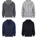 2-Pack: Men's Fleece Cotton Blend Full-Zip Hoodie by DailySale