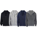 2-Pack: Men's Fleece Full-Zip Hoodies by DailySale