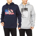 2-Pack: Men's Fleece-Lined Pullover Hoodies by DailySale