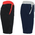 2-Pack Men's French Terry Regular Pockets Jogger Sweat Lounge Shorts by DailySale