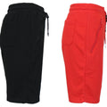 2-Pack: Men's French Terry Zipper Pockets Jogger Sweat Lounge Shorts by DailySale