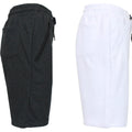 2-Pack: Men's French Terry Zipper Pockets Jogger Sweat Lounge Shorts by DailySale