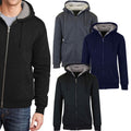 2-Pack: Men's Heavyweight Sherpa Fleece-Lined Zip Hoodie Sweater by DailySale