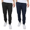 2-Pack: Mens Lightweight Cotton Stretch Jogger Pants by DailySale