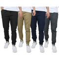 2-Pack: Mens Lightweight Cotton Stretch Jogger Pants by DailySale